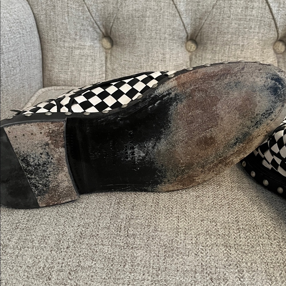 Givenchy Black & White Leather Shoes 10/43 - Picture 7 of 7